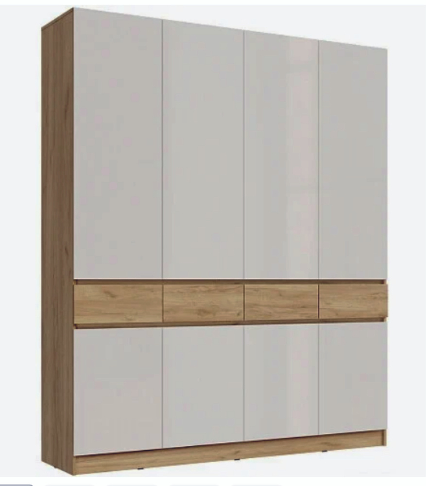 Шкаф распашной Шкаф 4х створчатый "Эдвард 4", 170x60x240 см - купить по ...