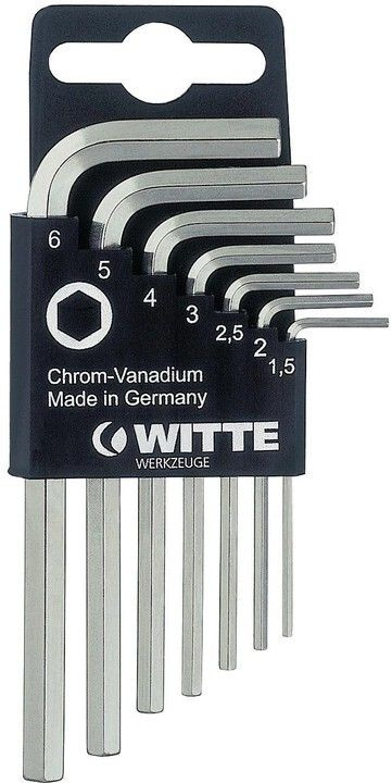 Набор шестигранников WITTE, 7шт. 45020 - купить в интернет-магазине ...