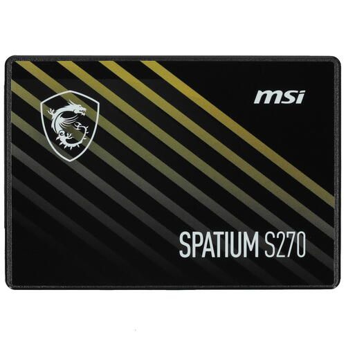 MSI Внешний SSD-диск 480 ГБ 2.5" SATA накопитель SPATIUM S270 [S78-440E350-P83] (5405637)  #1