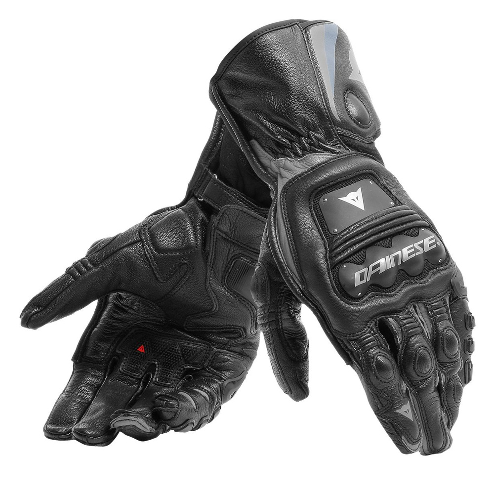 Мотоперчатки мужские кожаные длинные Dainese STEEL-PRO GLOVES Black/Anthracite, L  #1