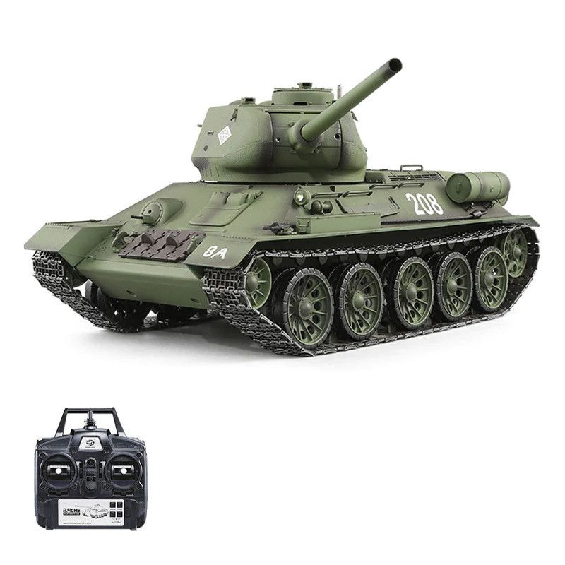 Радиоуправляемый танк Heng Long T-34 S version V7.0 масштаб 1:16 2.4G - 3909-1-Upg-V7  #1