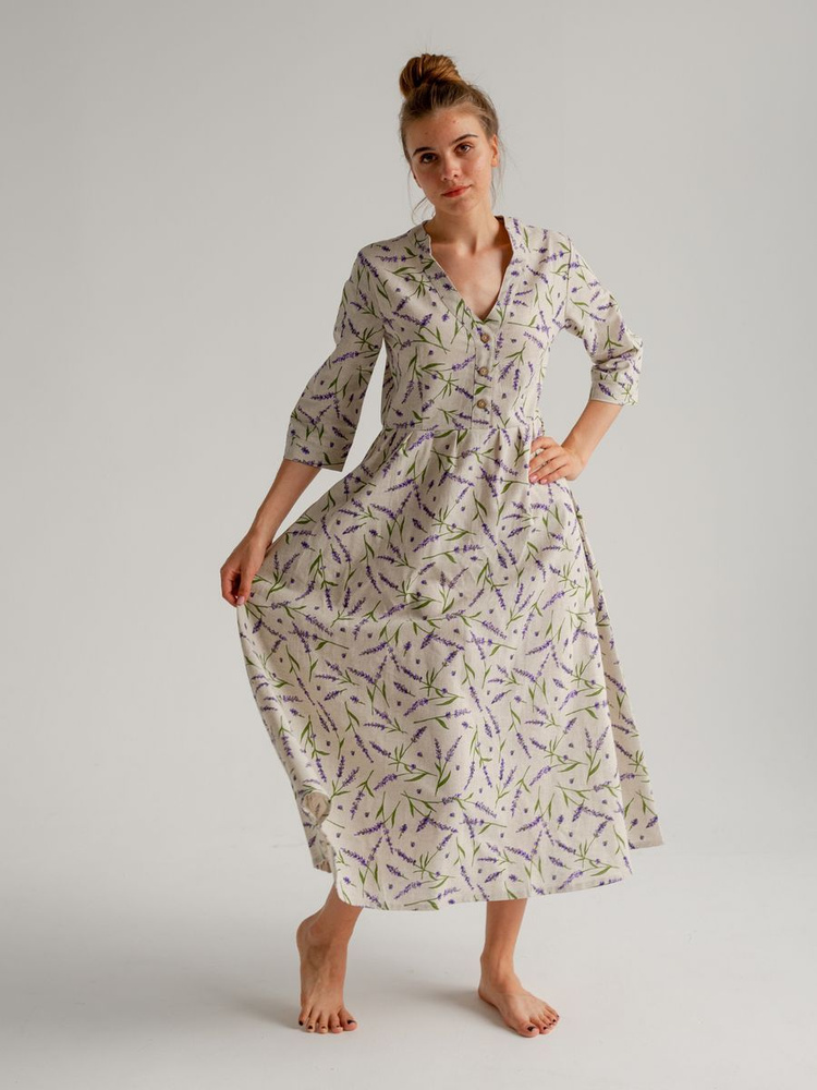 Женские льняные платья купить в интернет магазине OZON