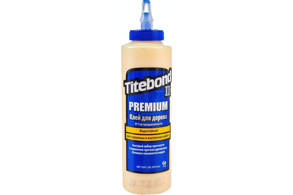 Клей для дерева TITEBOND II PREMIUM WOOD GLUE, клей ПВА влагостойкий, 473 мл, 6 шт.  #1