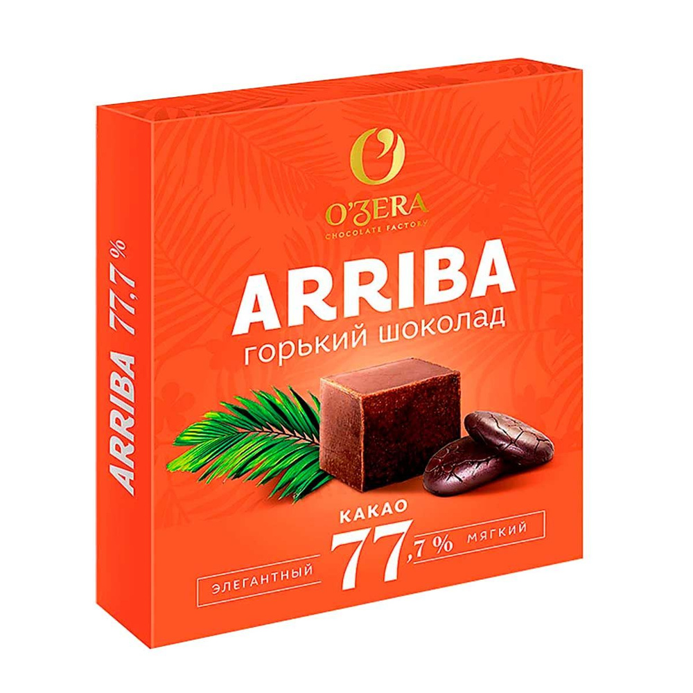 Шоколад Arriba O'Zera, 77,7% какао, 90 г #1