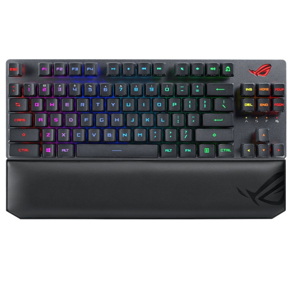 ASUS Игровая клавиатура беспроводная ROG Strix Scope RX TKL WL, (ROG RX Red), Английская раскладка, черный #1