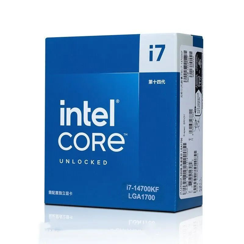 Процессор Intel BX8071514700KF Core i7 14-го поколения, BOX (без кулера ...