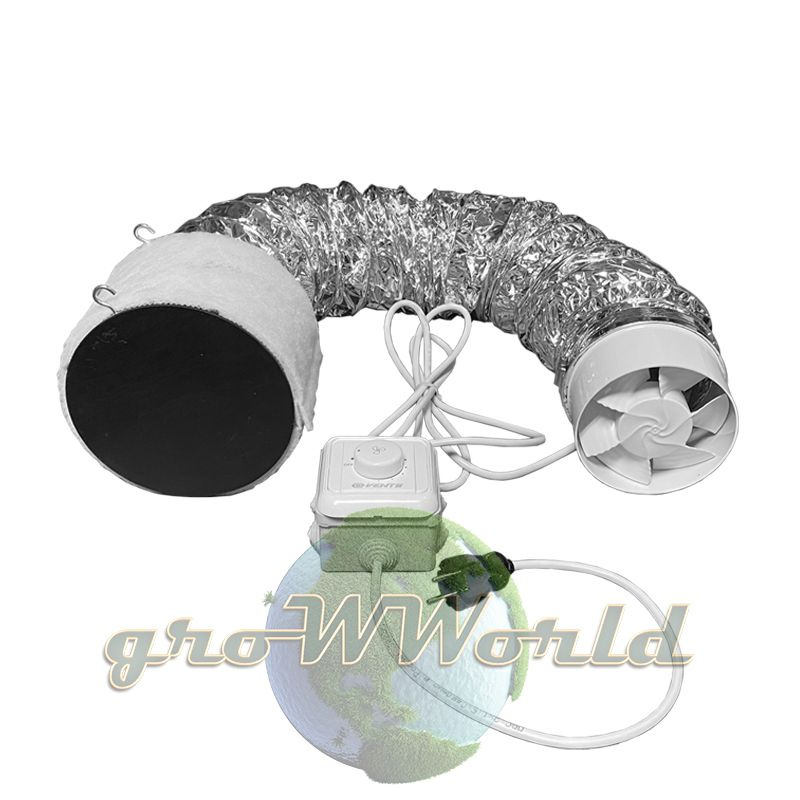 Готовый комплект вытяжки фильтр LIKVIDATOR №1 + вент VKO 100мм ...