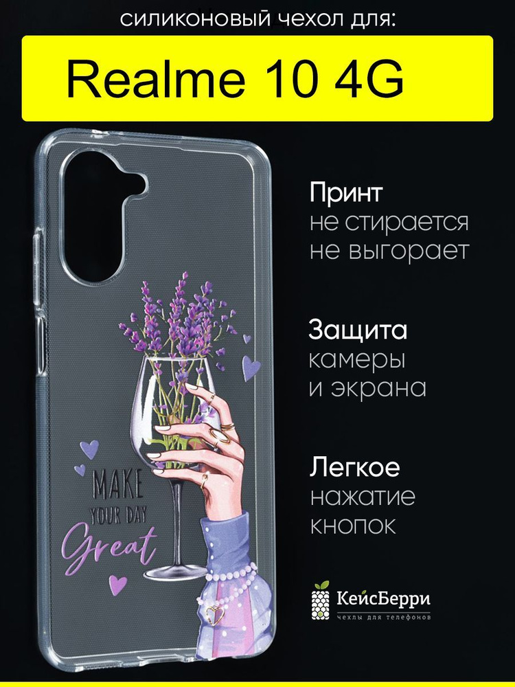 Чехол для Realme 10 4G, серия Clear #1