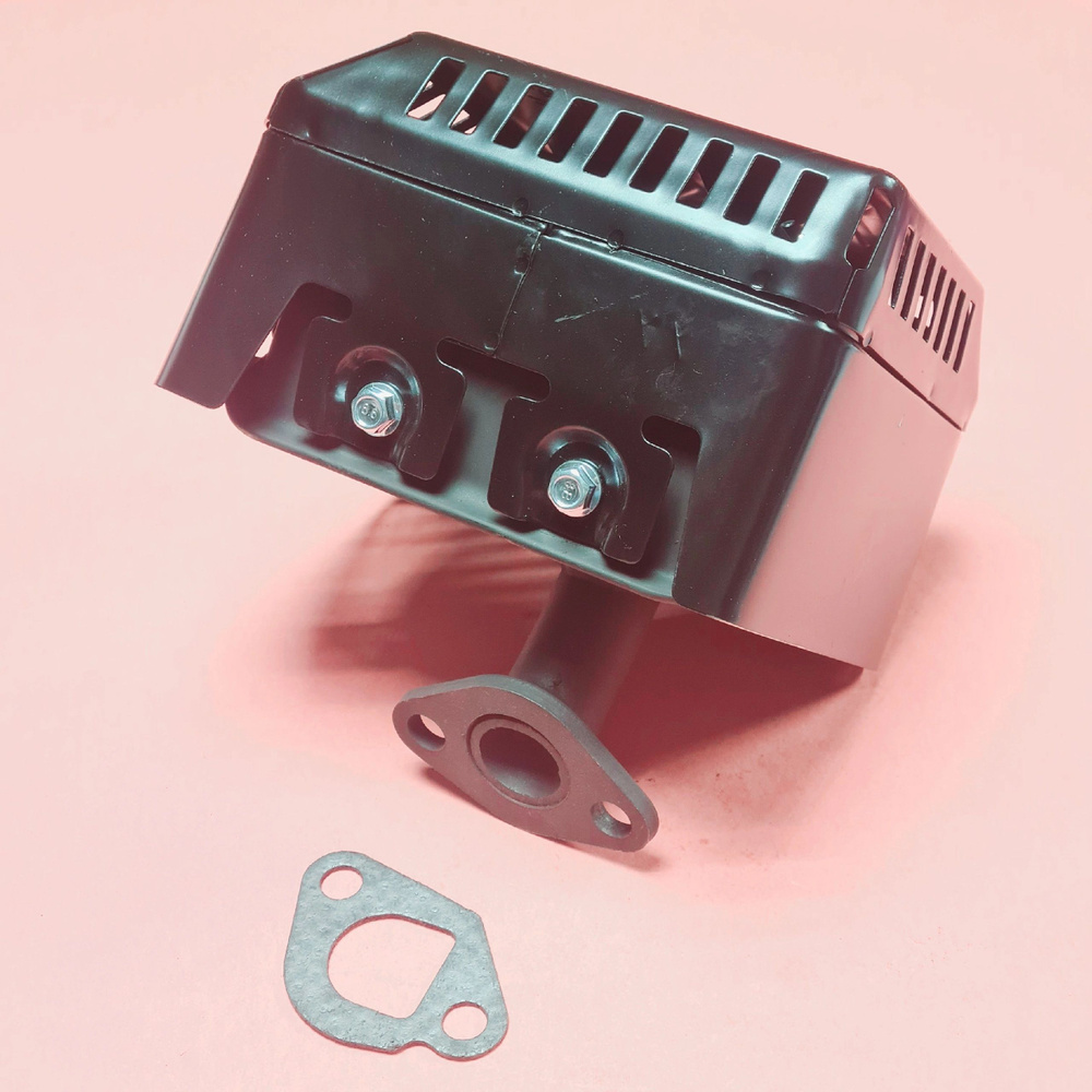 Глушитель + Прокладка GX160-GX200, 168F-170F для Мотоблок, культиватор ...