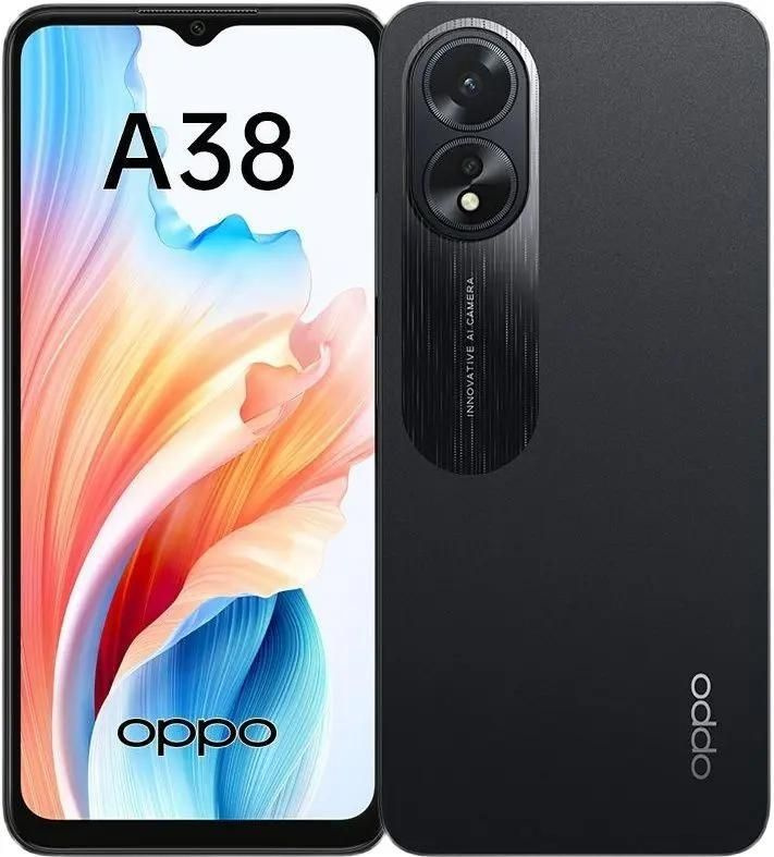 OPPO Смартфон A38 4/128 ГБ, черный #1