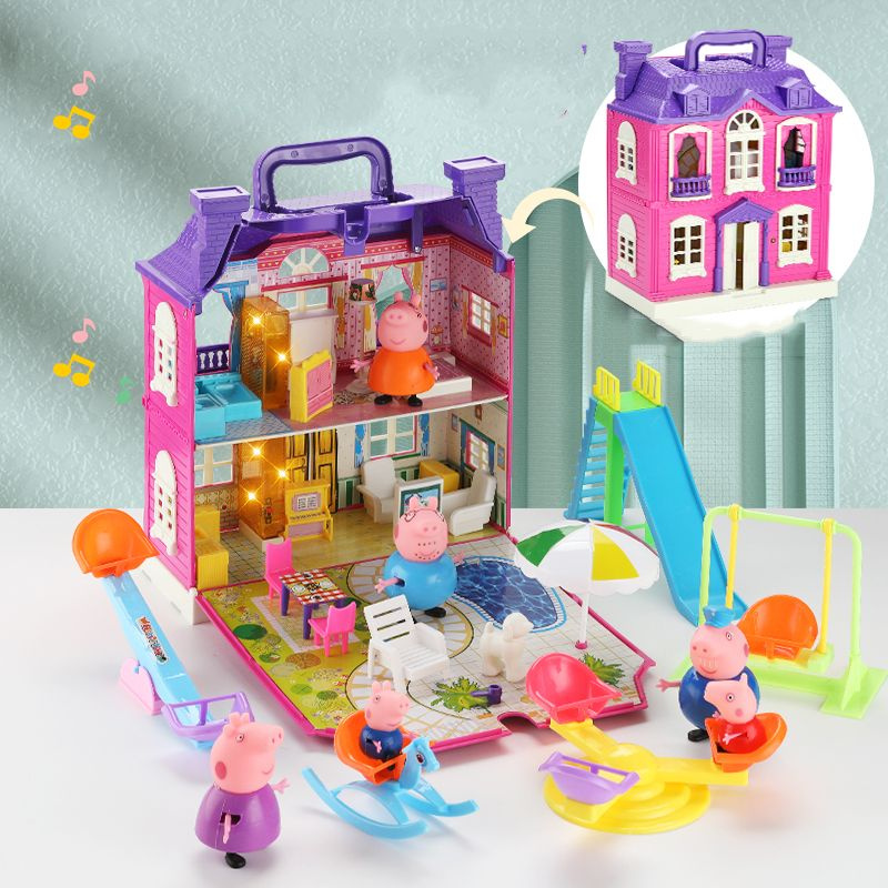 Peppa Pig Детские игрушки Peppa Pig Simulation House 6 Character Gift Set #1