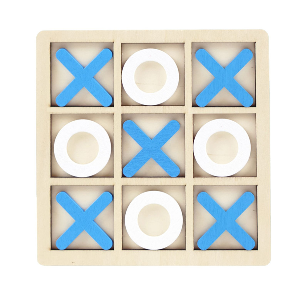 Деревянная настольная игра Xo Tic Tac Toe для детей, обучающая игрушка двух  игроков - купить по низкой цене в интернет-магазине OZON (1335161123)