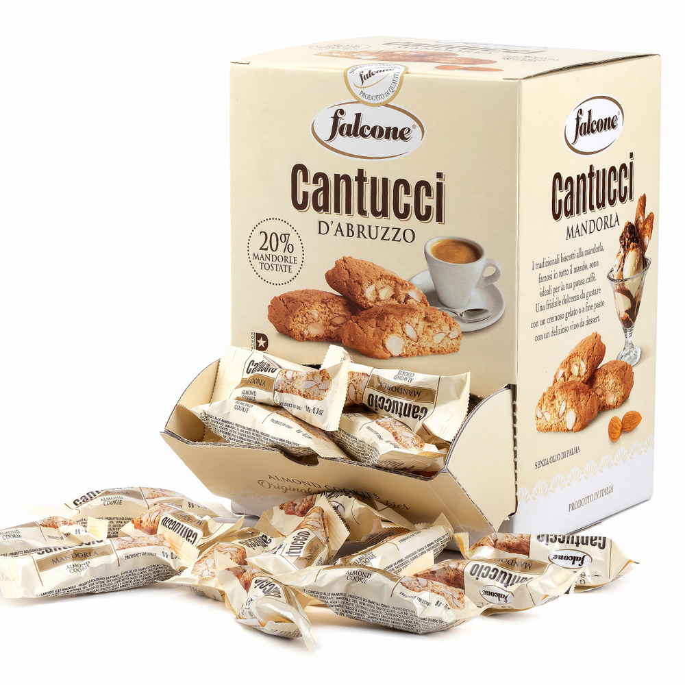Печенья Cantucci Falcone с миндалем 125 шт, 1000г #1