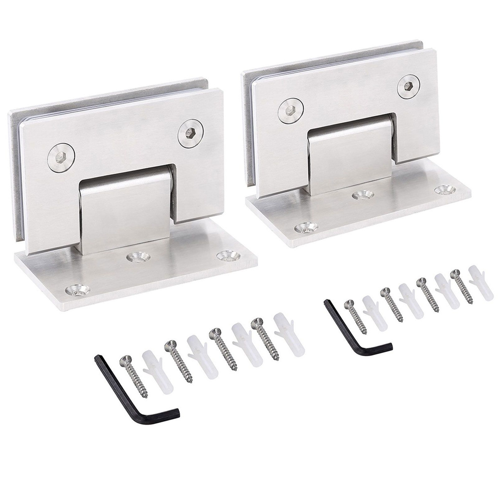 2 шт. петель для стеклянных дверей под углом 90 градусов, запасные ...