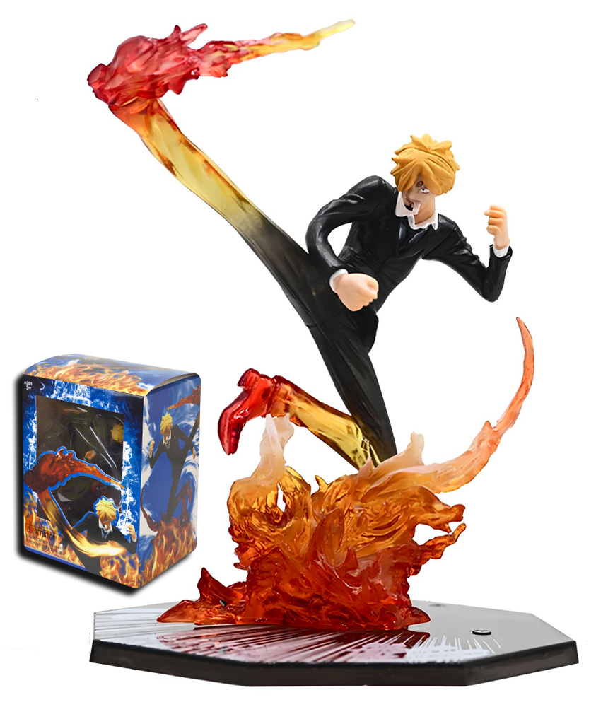 Фигурка Ван Пис Винсмок Санджи / One Piece (14,5см) 22702 - купить с  доставкой по выгодным ценам в интернет-магазине OZON (811402421)