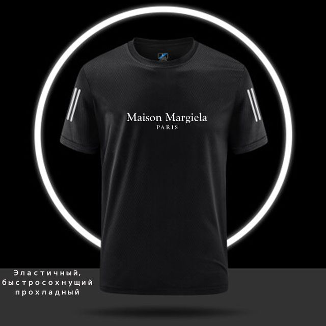 Футболка MAISON MARGIELA, размер 50, цвет черный - купить по выгодной ...