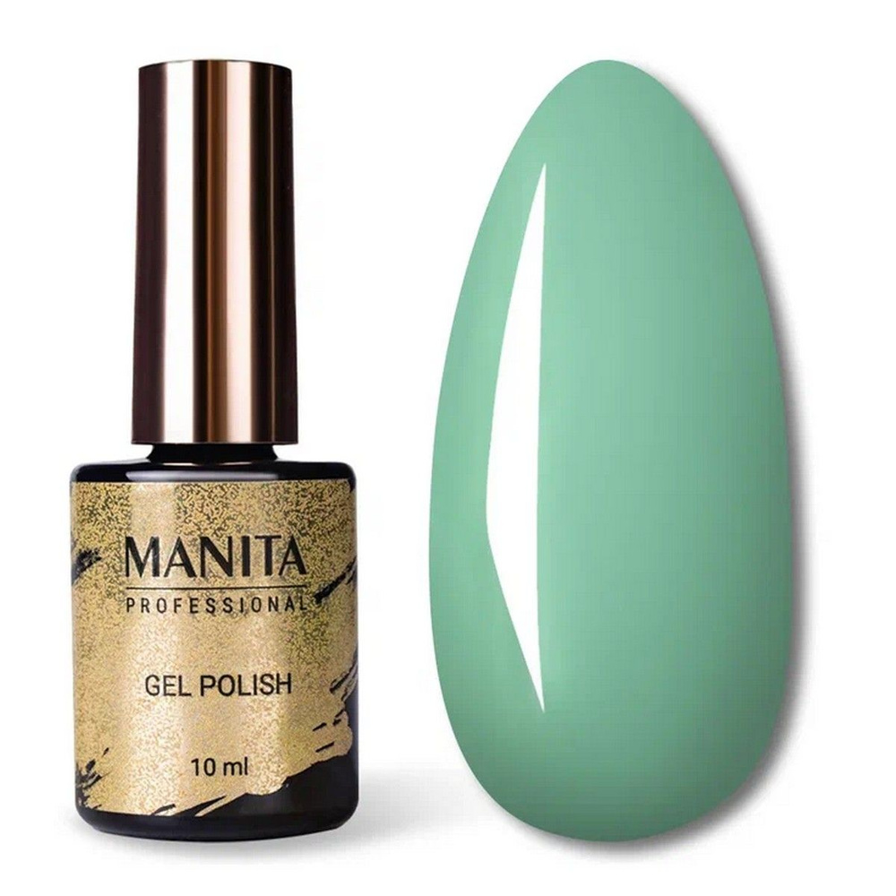 Manita Professional Гель-лак для ногтей, Classic №071, Mint Green, 10 мл #1