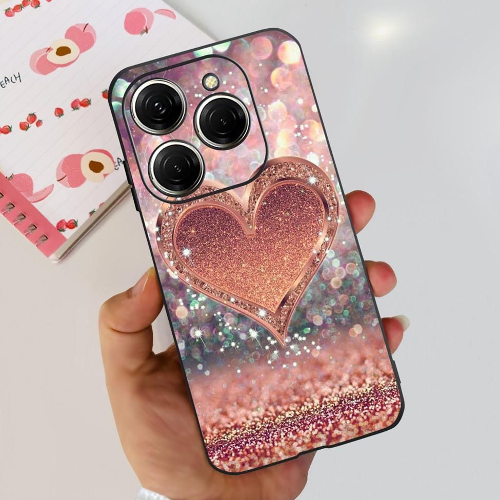 Для чехла Tecno Spark 20 Pro,Эстетичный Модный милый мультяшный рисунок ...