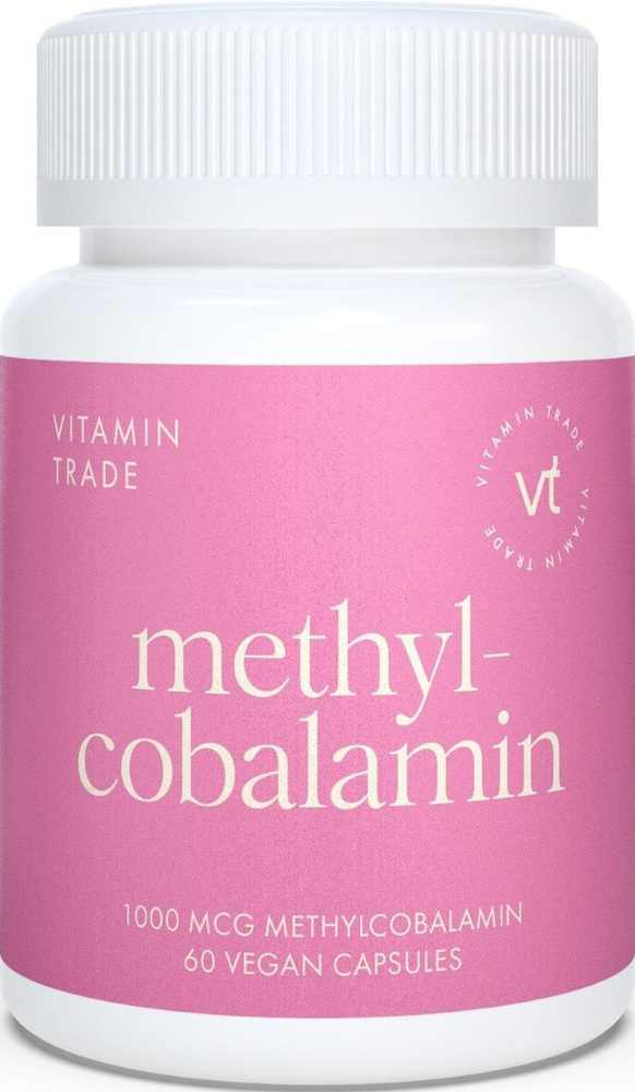 Метилкобаламин 1000 мкг 60 капсул. Methylcobalamin. Витамин В12. Для ...