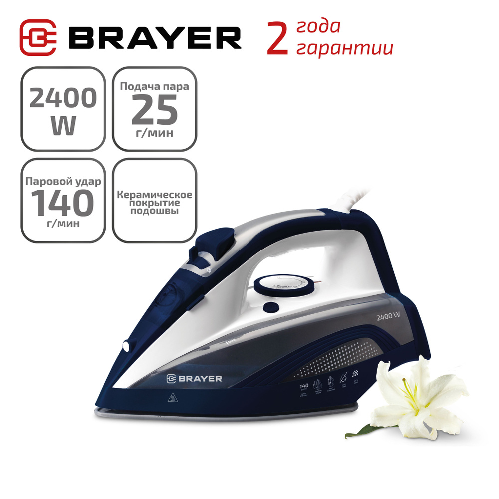 Утюг BRAYER BR4002BL #1