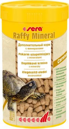 Sera Raffy Mineral корм для рептилий, водных черепах, 250 мл/52 г #1