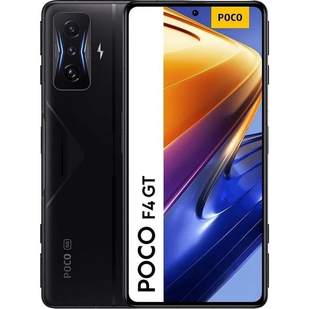 Смартфон Poco F4 GT 12/256GB Stealth Black - купить по выгодной цене в  интернет-магазине OZON (1548556437)