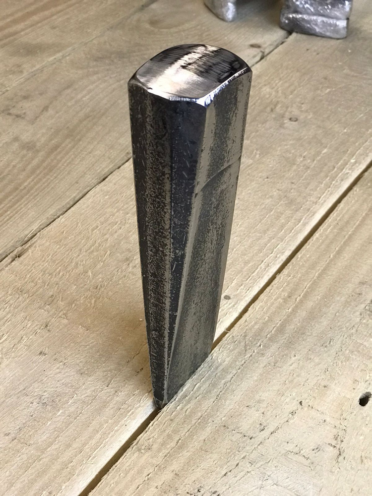 Клин для колки дров кованый стальной 200 мм - купить с доставкой по ...