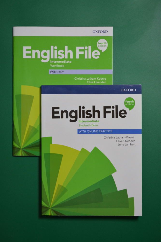 English File Intermediate 4th Edition Комплект Учебник Рабочая Тетрадь Cddvd купить с 5634