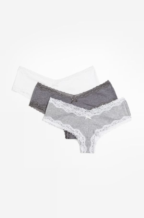 Комплект трусов хипстеры H&M Ladies Briefs, 3 шт #1