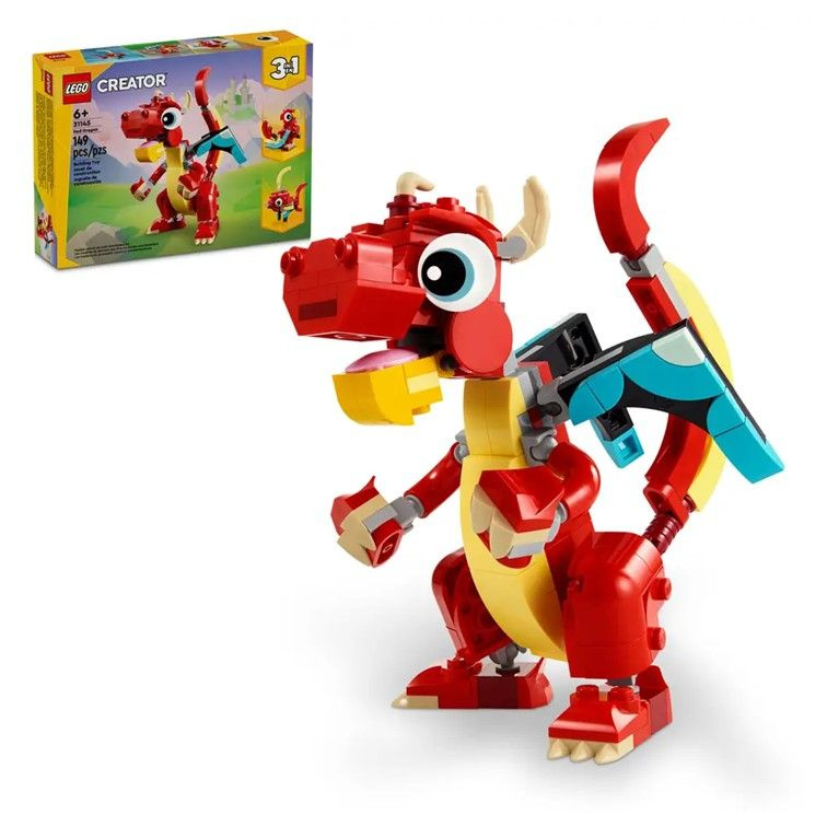 31145 LEGO Creator Red Dragon 3 1 149 OZON 1401998345