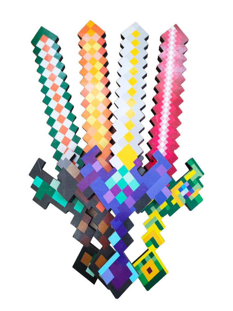 Деревянный меч МАЙНКРАФТ большой детское игрушечное оружие - купить с ...