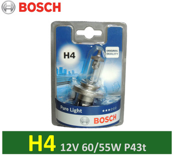 Ampoule halogène BOSCH LONGLIFE DAYTIME PLUS 12V H4 60/55W