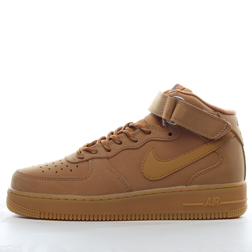 Nike air force 1 mid tan sale