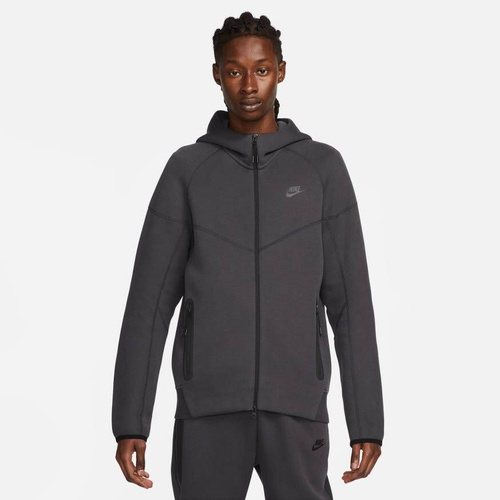 Gray nike 2025 tech fleece hoodie