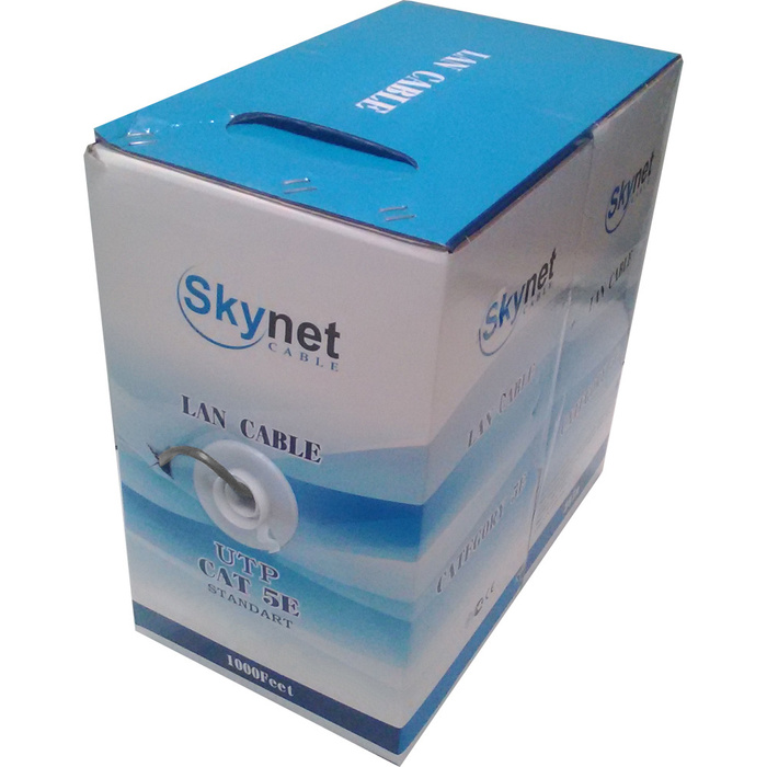 Кабель SkyNet Standart UTP indoor 4x2x0.48 FLUKE TEST cat.5e 305m Grey ...