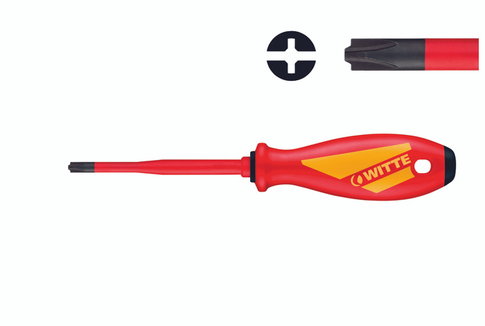 Диэлектрическая отвертка крест-шлиц WITTE MAXX VDE Slim Modul PH/SL 2 ...