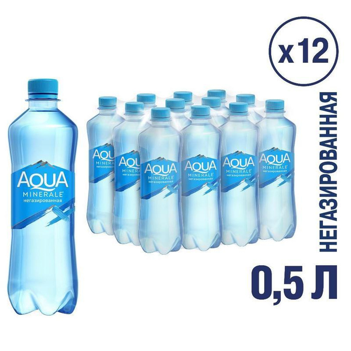 Вода питьевая Аква Минерале негаз 0,5л * 12 шт. - купить с доставкой по ...