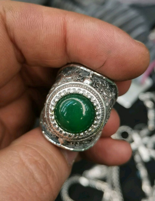 Кольцо Перстень с Хризопразом - купить с доставкой по выгодным ценам в ...