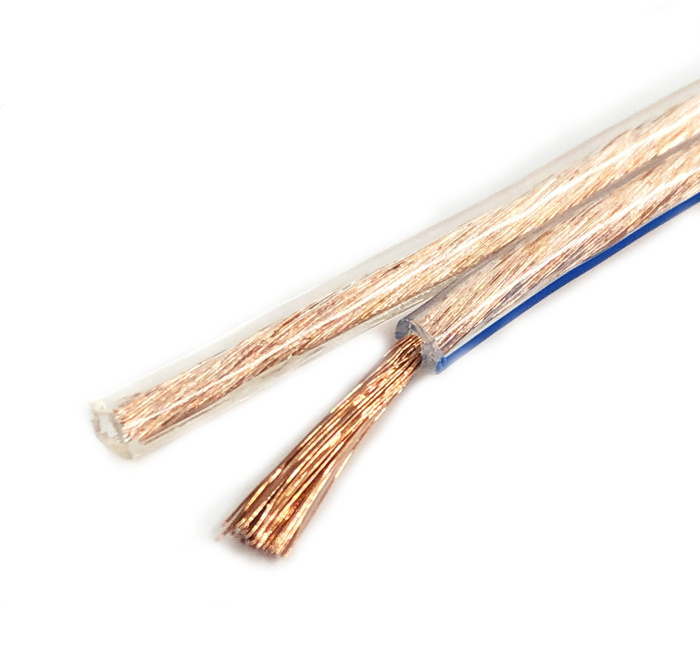 Кабель акустический омедненный 2 x 0.35 мм2 прозрачный (5 метров ...