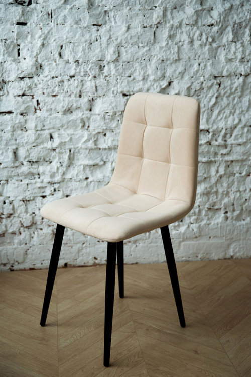 Стул _Мягкий со спинкой на белых ножках_, 1 шт. - купить по низкой цене ...