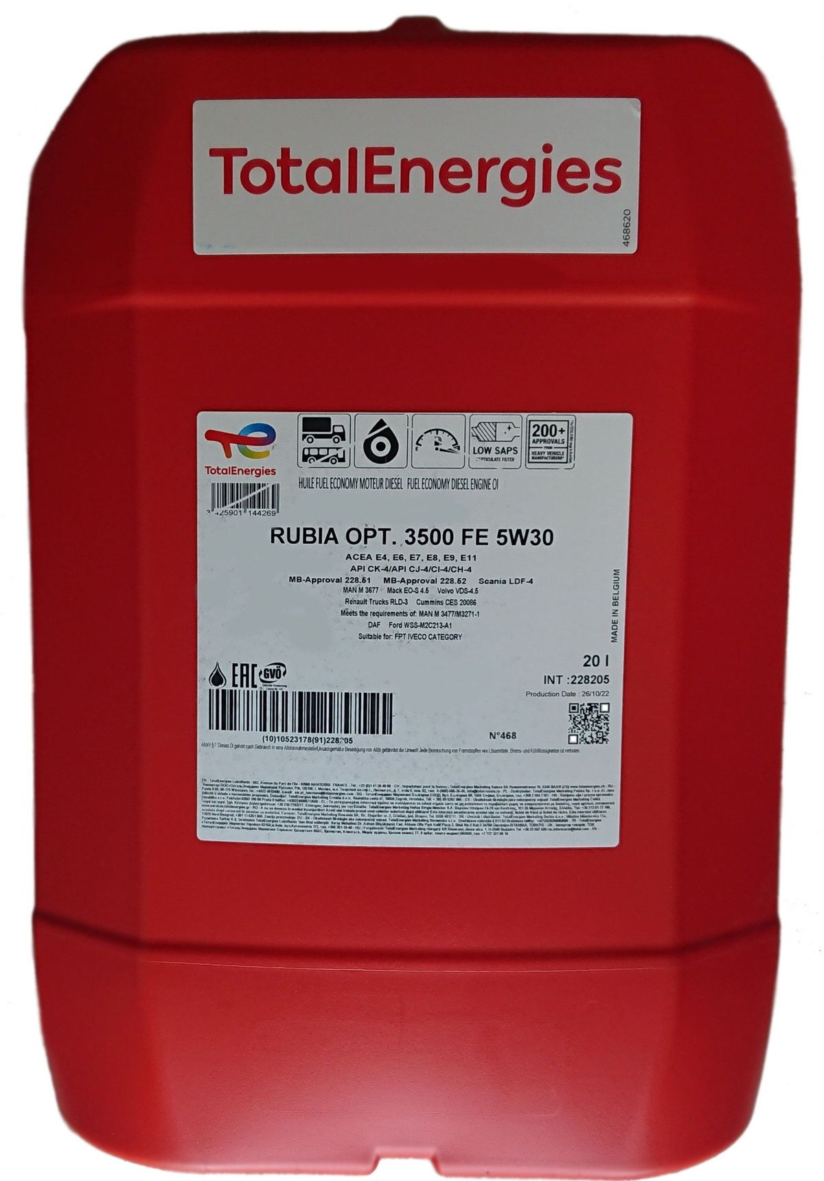 Масло моторное Total 5W-30 Синтетическое - купить в интернет-магазине ...