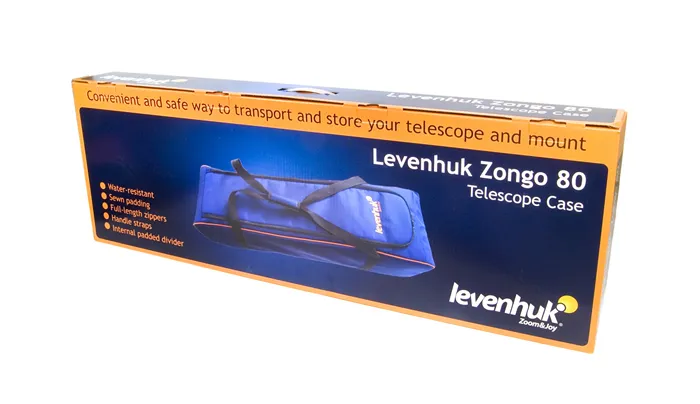 Сумка Levenhuk Zongo 80 для телескопа, синяя большая, из прочного нейлона, удобная транспортировка, синий, фото 4