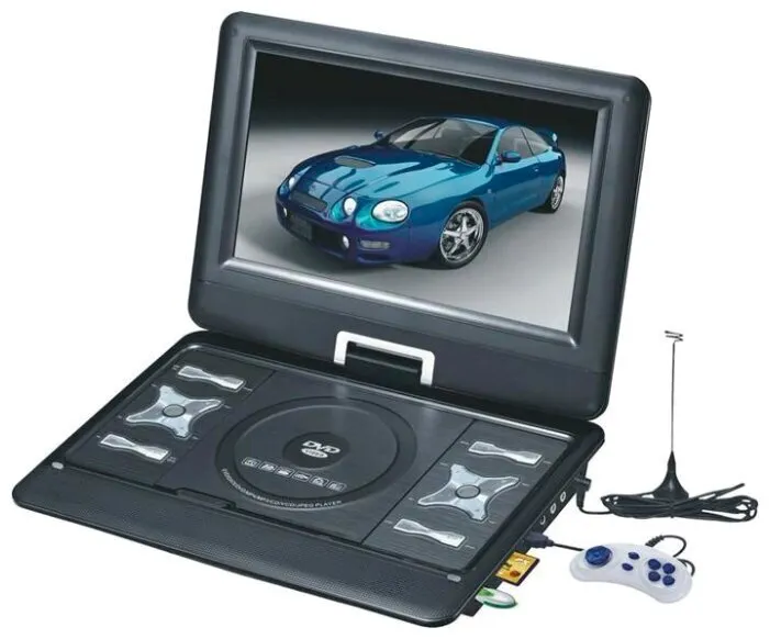 Портативный DVD плеер 10,8 дюйма XPX EA-1028 c TV/FM/Game, вариант, фото 3