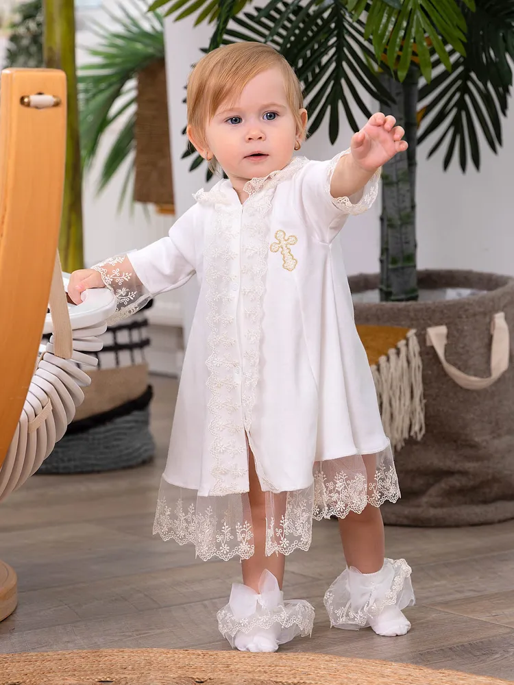 Одежда для крещения Jolly Baby крестильное платье, вариант, фото 6