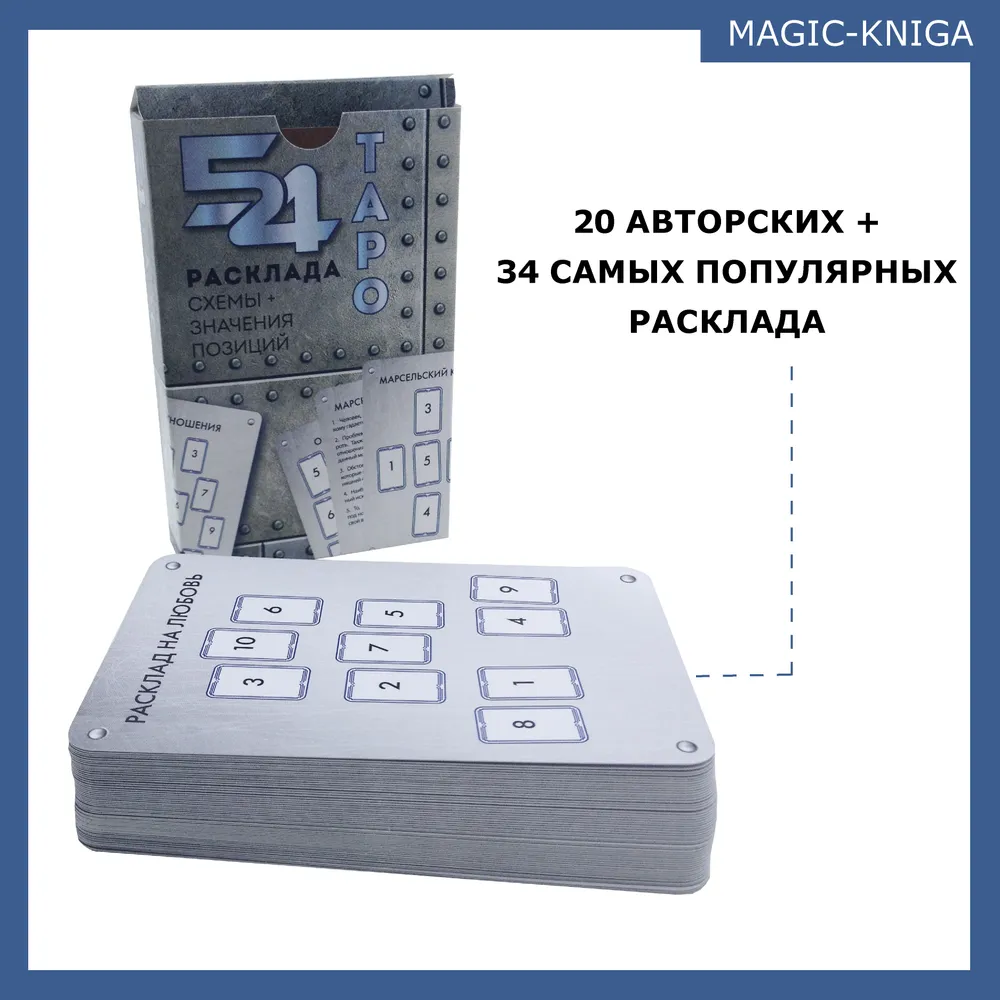 54 расклада Таро / схемы и значения позиций, вариант, фото 2