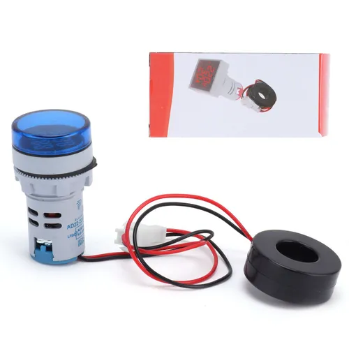 AD16-22DVA Универсальный двухцветный сигнальный светильник круглой формы 60-500V AC синий для промыш