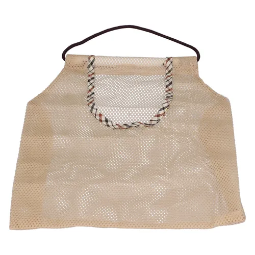 Экологичная сумка-сетка хлопковая, многоразовая сумка для покупок, фруктов и пляжа - модная переноск