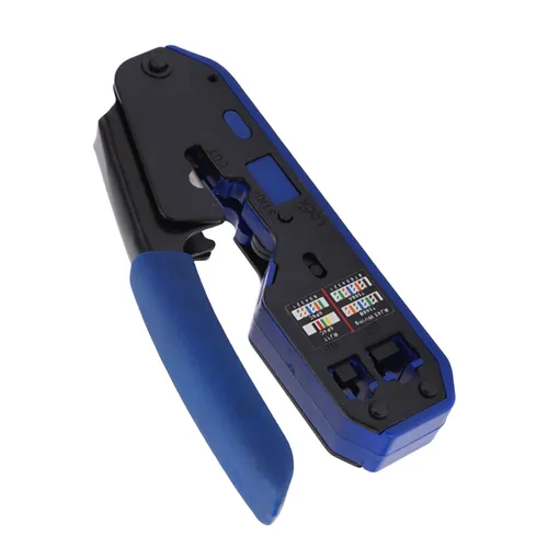 Обжимные клещи для сетевого кабеля, инструмент для зачистки и обжима, высокоуглеродистая сталь, проф