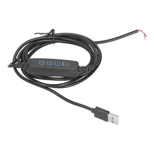USB кабель для светодиодной лампы, диммер с регулировкой яркости, шнур питания 5В для дома и улицы
