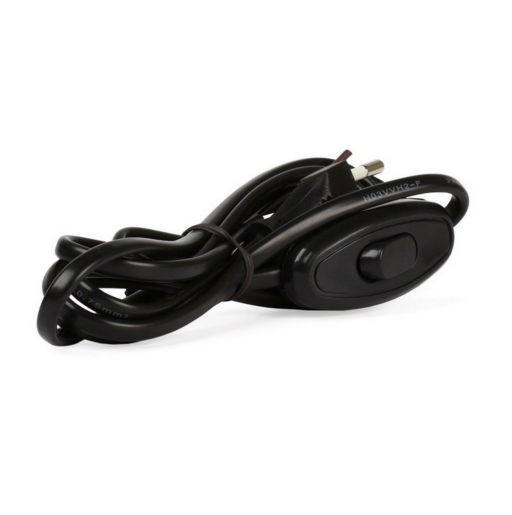 ШнурSmartbuyсплоскойвилкойипроходнымвыключателем,1,7метра,ШВВП2х0,75(SBE-06-P05-b),черный